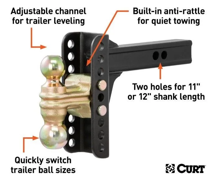 ONE MOUNT ADJUSTABLE HITCH COM